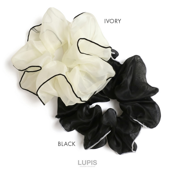 ボリュームパイピングシュシュ - ヘアアクセサリーを激安で通販販売