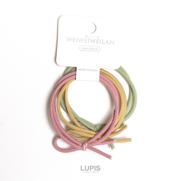 3カラー2連ヘアゴムセット-激安ヘアアクセサリーの通販販売-ルピス(LUPIS)