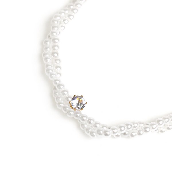 送関込【ana luisa】 パールチョーカーネックレス Goldflower Amazon.co.jp: 大粒 パール ゴールド パーティー 結婚式
