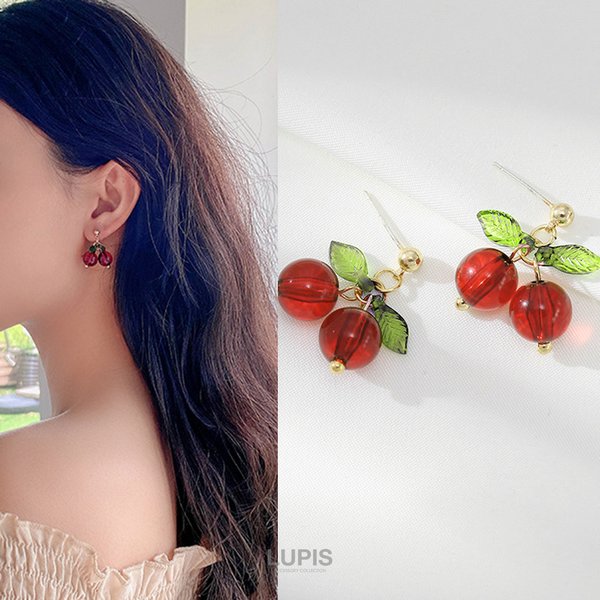 チェリーピアス | 激安ピアスの通販販売 - ルピス(LUPIS)