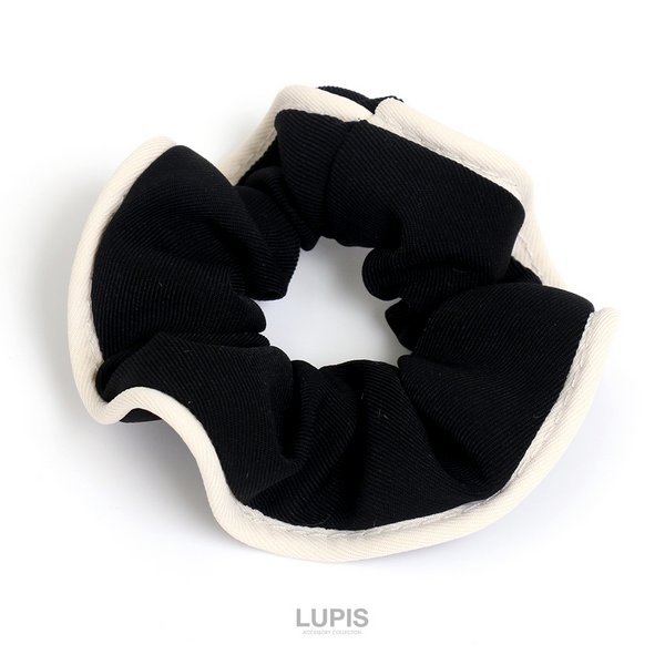 バイカラーパイピングシュシュ - ヘアアクセサリーを激安で通販販売