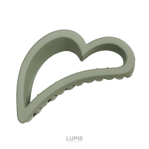 マットカラーハートバンスクリップ - ヘアアクセサリーを激安で通販