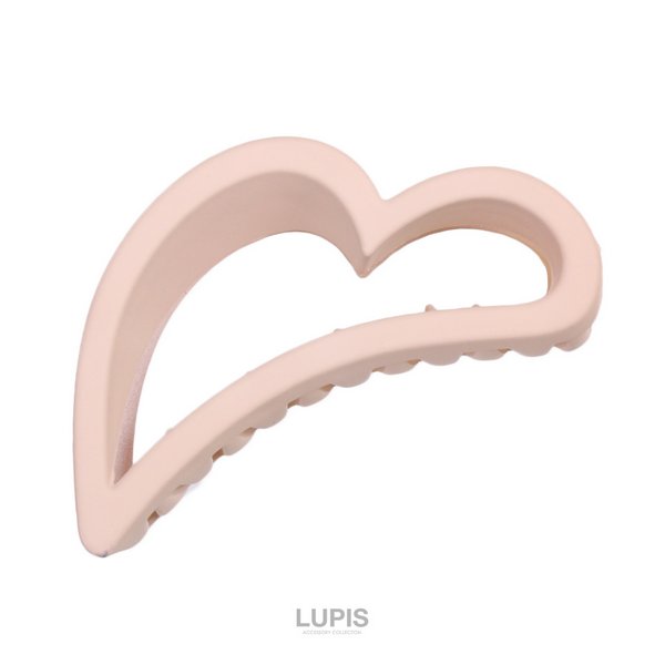 マットカラーハートバンスクリップ - ヘアアクセサリーを激安で通販