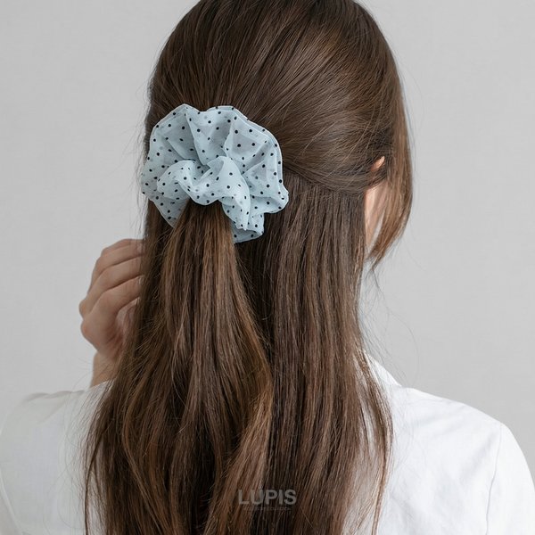オーガンジードットシュシュ - ヘアアクセサリーを激安で通販販売