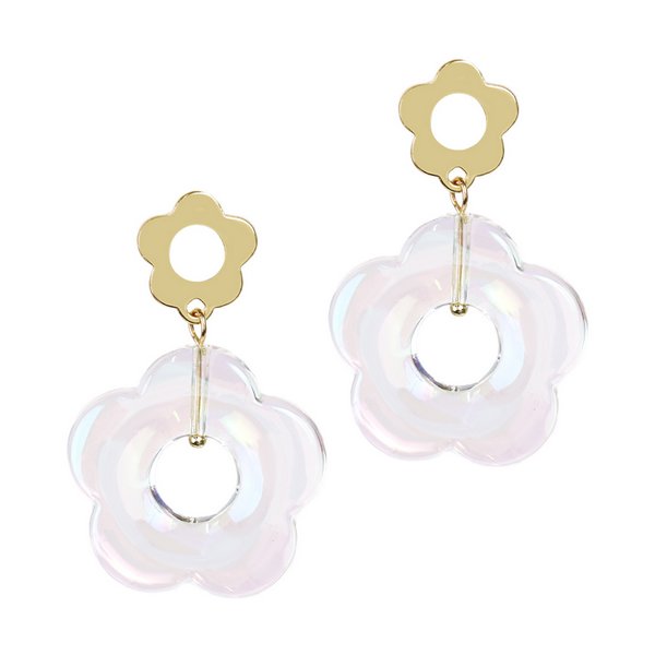ルルフロスト　ピアス　未使用品 オーロラ×メタルフラワーピアス | 激安ピアスの通販販売