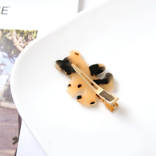 くまシルエットヘアクリップ - ヘアアクセサリーを激安で通販販売