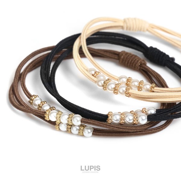 シンプルエレガントパールヘアゴム - ヘアアクセサリーを激安で通販