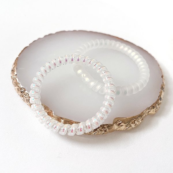 スリムオーロラスプリングヘアゴム - ヘアアクセサリーを激安で