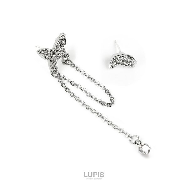 バタフライアシンメトリーピアス | 激安ピアスの通販販売 - ルピス(LUPIS)