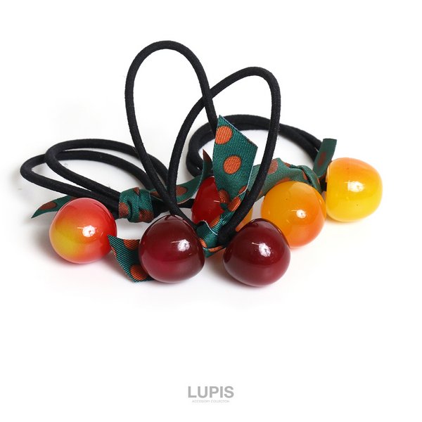 ウサギ(週末セール)　レジンヘアゴム　赤とんぼ ウサギ(週末セール) レジンヘアゴム 赤とんぼ