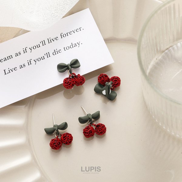 ワイヤーチェリーピアス - ピアスを激安で通販販売 | プチプラ