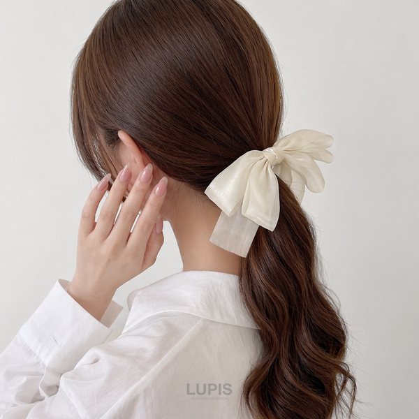 エレガントリボンバナナクリップ - ヘアアクセサリーを激安で通販販売