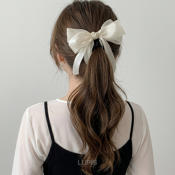 エレガントリボンバナナクリップ - ヘアアクセサリーを激安で通販販売