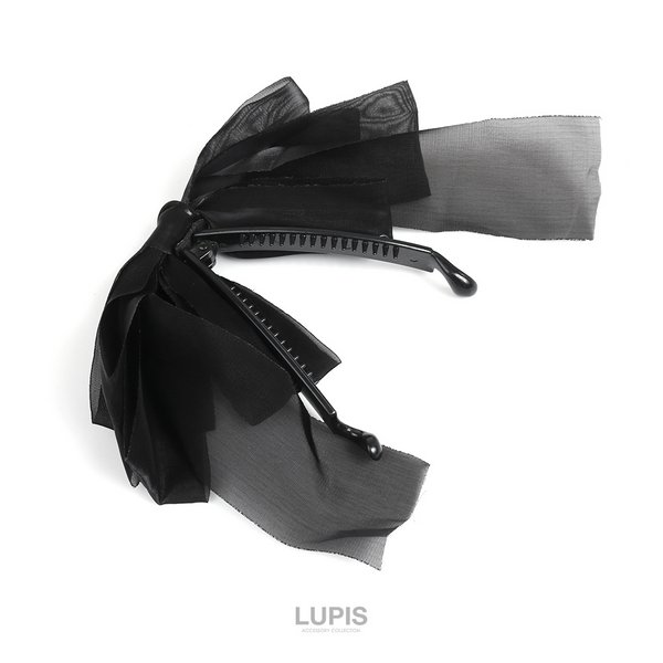 エレガントリボンバナナクリップ - ヘアアクセサリーを激安で通販販売