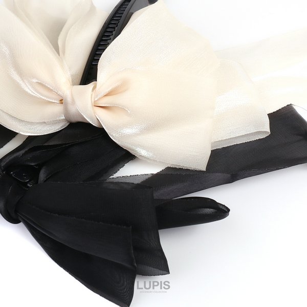 エレガントリボンバナナクリップ - ヘアアクセサリーを激安で通販販売