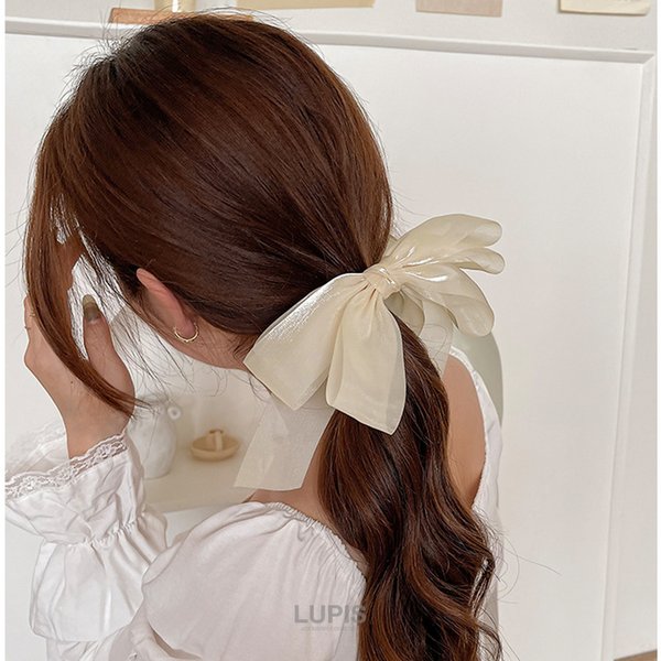 エレガントリボンバナナクリップ - ヘアアクセサリーを激安で通販販売 