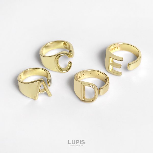 イニシャルメタルリング - リング・指輪を激安で通販販売 | プチプラ