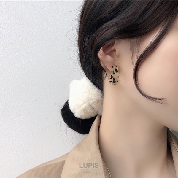 レオパード柄フープピアス - ピアスを激安で通販販売 | プチプラ