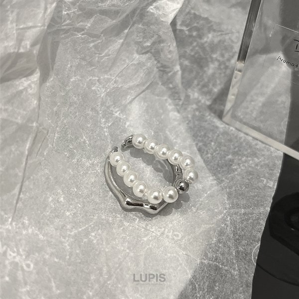 パール×メタル2連リング - リング・指輪を激安で通販販売 | プチプラ
