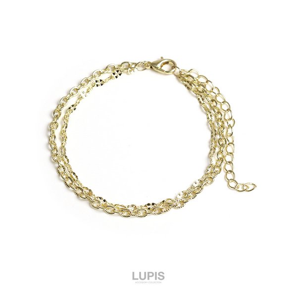 存在感抜群！ゴールドチェーンブレスレット LOULOU LUPIS ブレスレット レディース メタル チェーン ゴールド