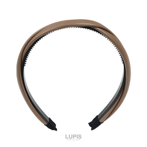 ツイストレザーカチューシャ-激安ヘアアクセサリーの通販販売-ルピス