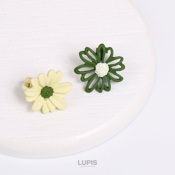 バイカラーフラワーイヤリング-激安イヤリングの通販販売-ルピス