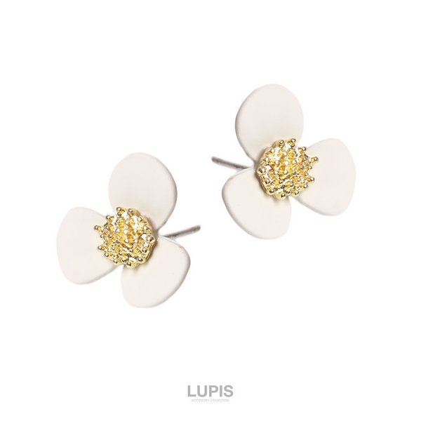 シンプルフラワーピアス -激安ピアスの通販販売-ルピス(LUPIS)