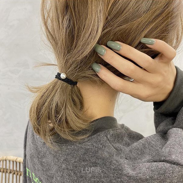 パールポイント3連ヘアゴム - ヘアアクセサリーを激安で通販販売