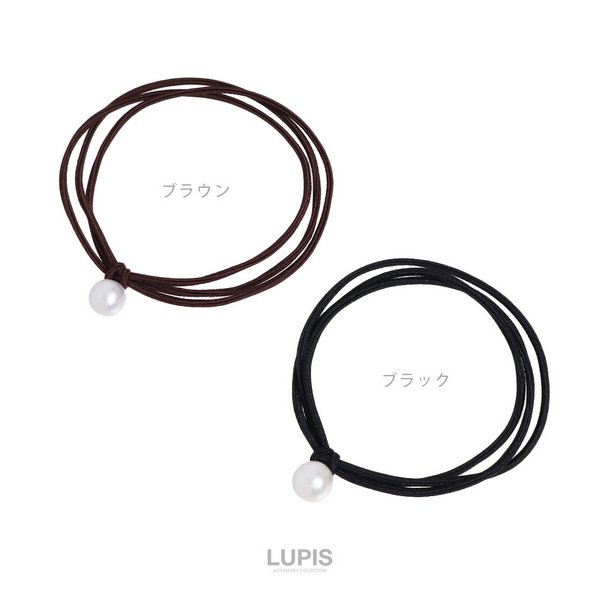 パールポイント3連ヘアゴム - ヘアアクセサリーを激安で通販販売