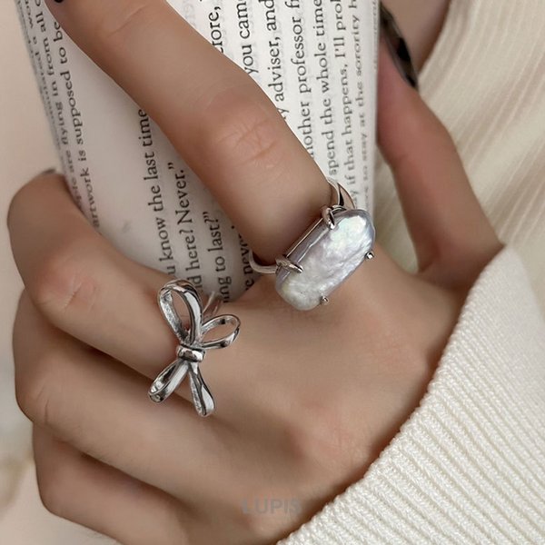 アンティークメタルリボンリング - リング・指輪を激安で通販販売