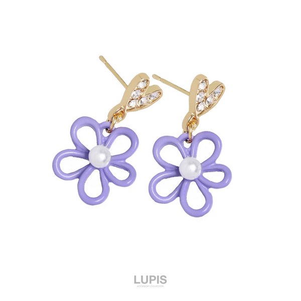 ハートフラワーピアス -激安ピアスの通販販売-ルピス(LUPIS)
