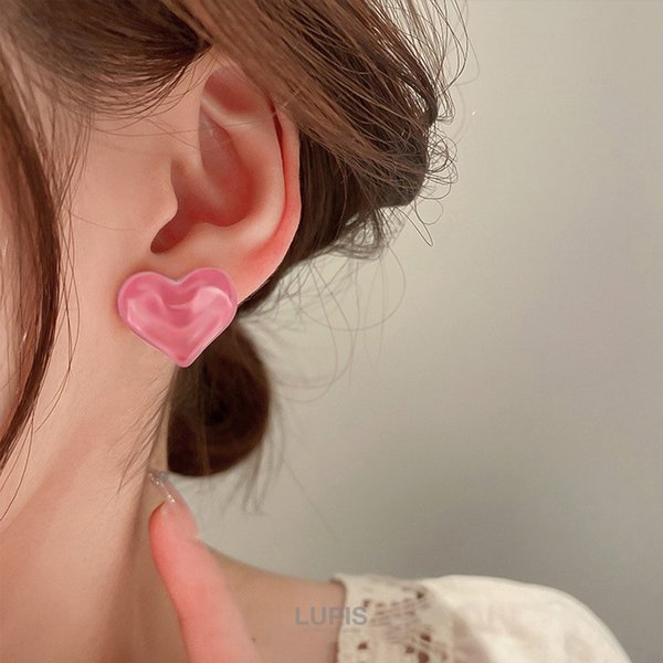 ドロップハートピアス - ピアスを激安で通販販売 | プチプラ