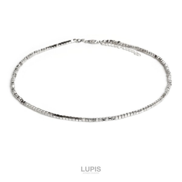 AMBUSH メタルビーズネックレス キューブメタルビーズネックレス - ネックレスを激安で通販販売