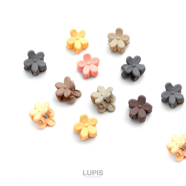 ヘアアクセサリー a-lucky ヘアクリップ ラメ カラー ミニ ストーン パール ライン メタル