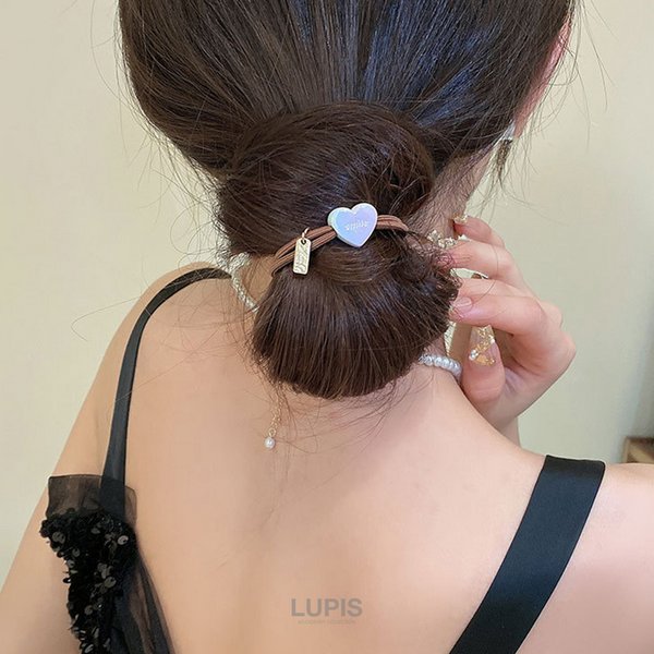 オーロラハートヘアゴム - ヘアアクセサリーを激安で通販販売