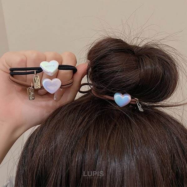 オーロラハートヘアゴム - ヘアアクセサリーを激安で通販販売