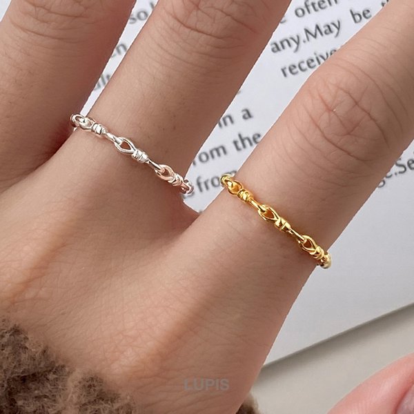 ノットチェーンスリムリング - リング（指輪）を激安で通販販売