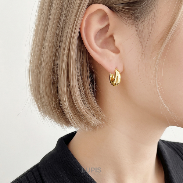ドロップメタルフープピアス - ピアスを激安で通販販売 | プチプラ