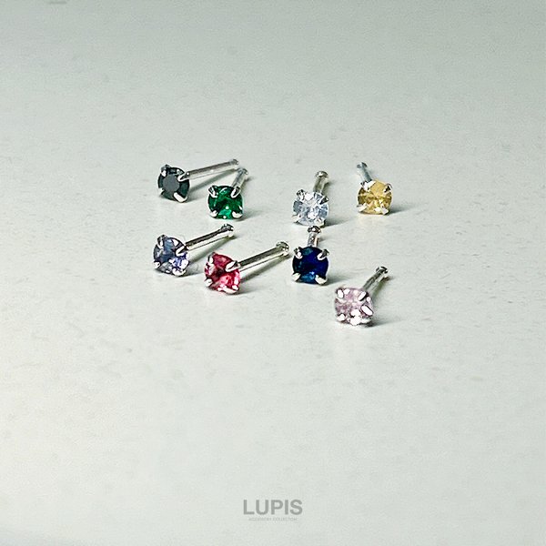 シンプルカラーストーンピアス - ピアスを激安で通販販売 | プチプラ