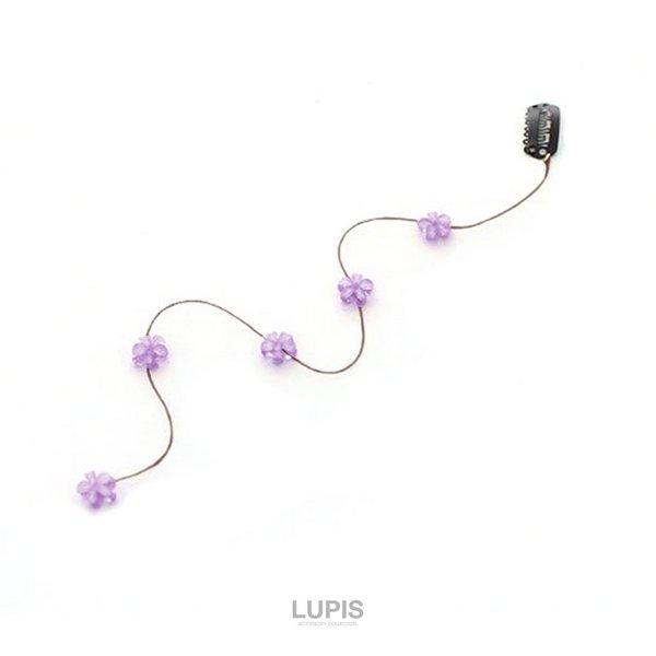 ワンタッチフラワーモチーフエクステンション - ヘアアクセサリーを