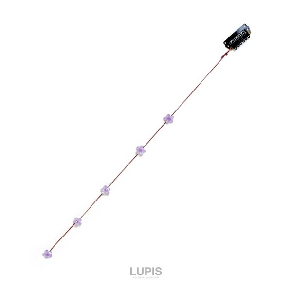 ワンタッチフラワーモチーフエクステンション - ヘアアクセサリーを