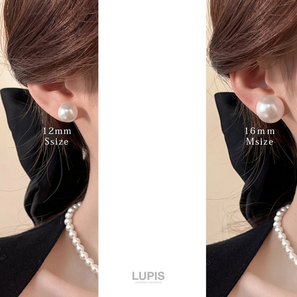 も*ん様 デイジーリン　大粒パールピアス　12mm 大粒パールピアス - ピアスを激安で通販販売 | プチプラアクセサリー