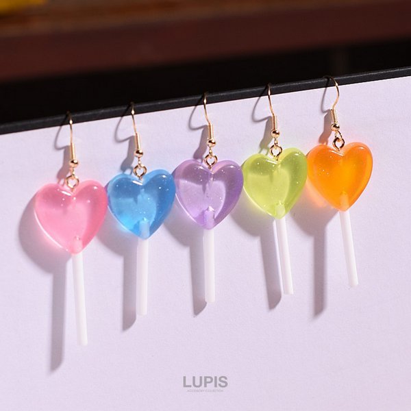 ハートキャンディフックピアス - ピアスを激安で通販販売 | プチプラ