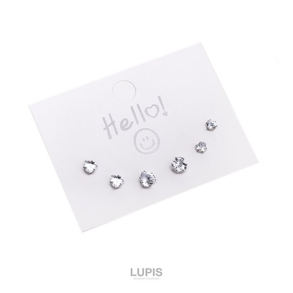 ハートジュエルピアスセット - ピアスを激安で通販販売 | プチプラ