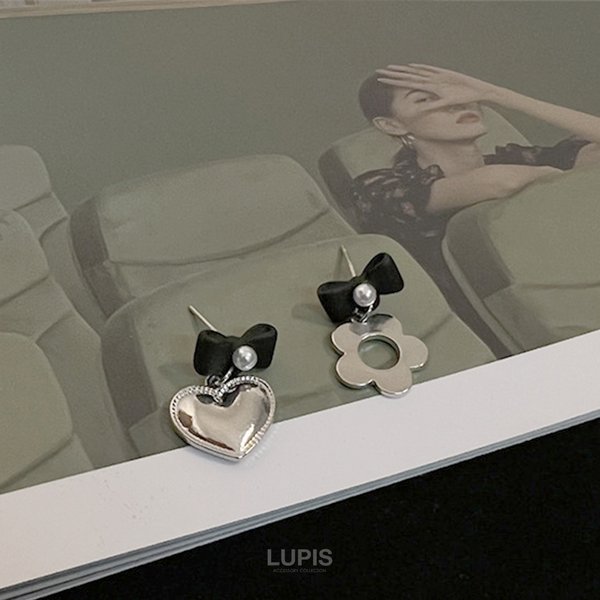 モノトーンフレンチガーリーピアス - ピアスを激安で通販販売