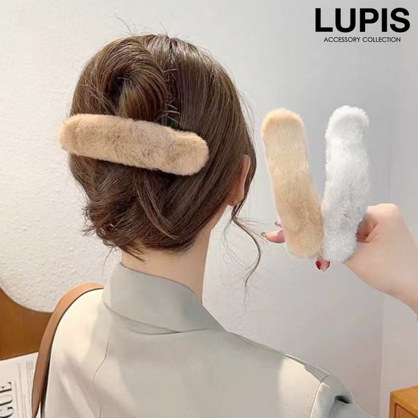 ウェーブラインファーヘアクリップ - ヘアアクセサリーを激安で通販