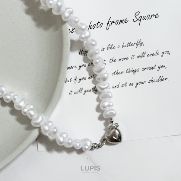 バロックパールマグネットネックレス - ネックレスを激安で通販販売