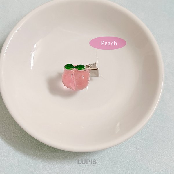 ❤️限定1点❤️ PEACH/ORANGE ❤️フラワーヘアクリップ【Lサイズ】フラ ❤️限定1点❤️ PEACH/ORANGE ❤️フラワーヘアクリップ【L
