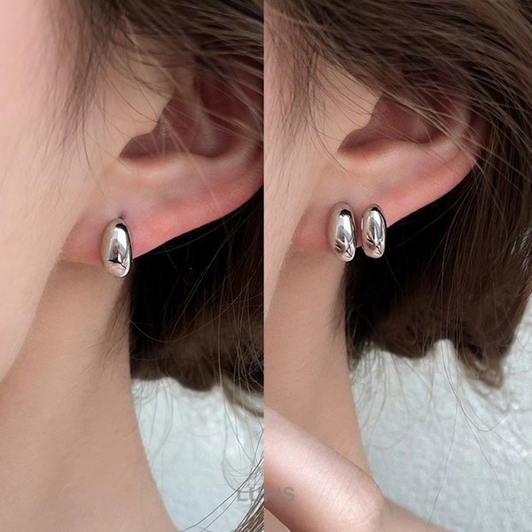 2連フープ風バックキャッチピアス - ピアスを激安で通販販売