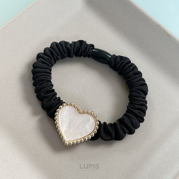 マーブルハートヘアゴム - ヘアアクセサリーを激安で通販販売